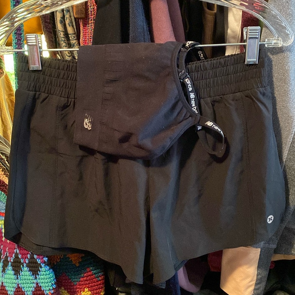 Workout Shorts And NB Sports Bra